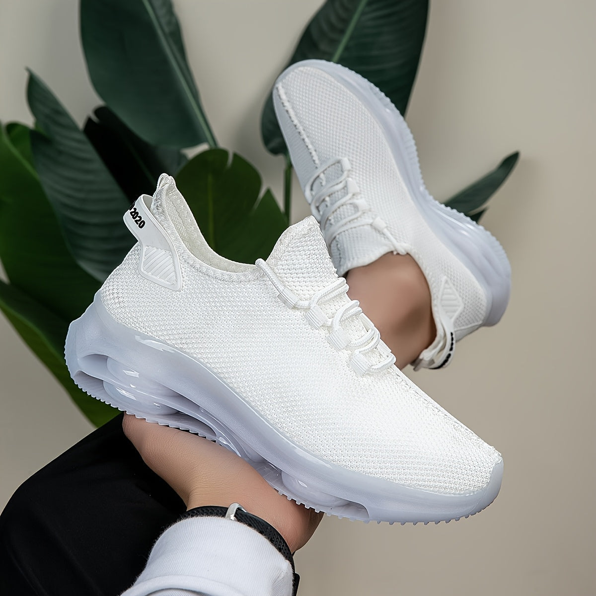 Nova Breeze Knit Sneakers White Shoes
