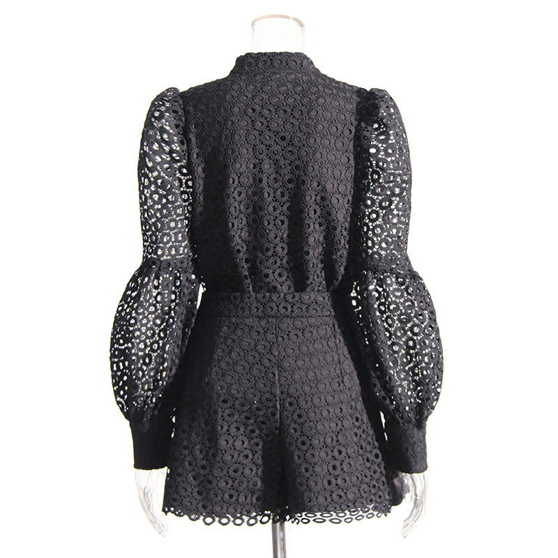 Selah™ | Hollow Flower Leg-Lengthening Suit Dresses