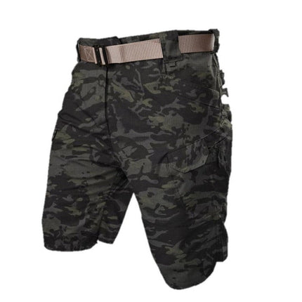 Mave | Versatile Cargo Shorts Army Green Dark Pants