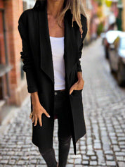 Lena | Soft Knit Cardigan Black Cardigans