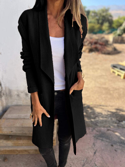 Lena | Soft Knit Cardigan Black