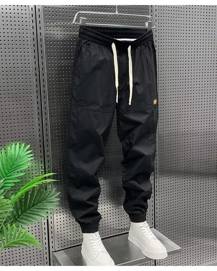 Japanese-Style Retro Workwear Jogger Pants Pants