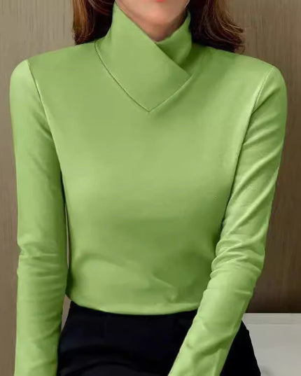 Nancy | Elegant Turtleneck Sweater Green