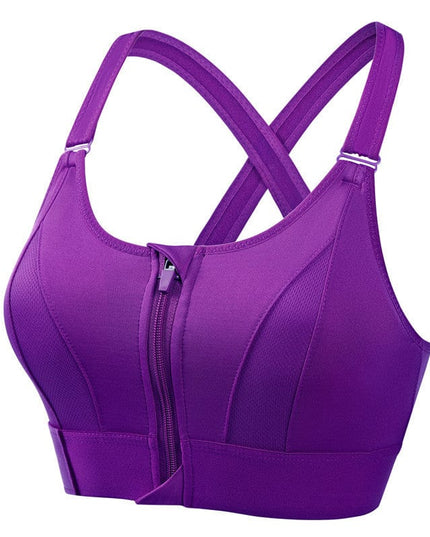 Comfort Support Sports Bra Purple Bra