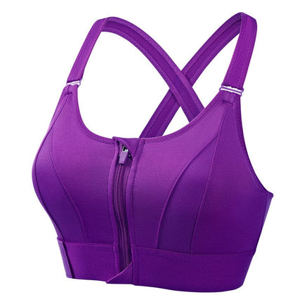 Comfort Support Sports Bra Purple Bra