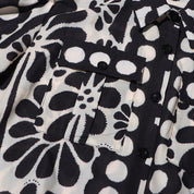 Tatiana™ | Printed Lace-up Waist-Cinching Dress Dress