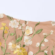 Emilia™ | Floral Puff Sleeve Midi Dress Dress