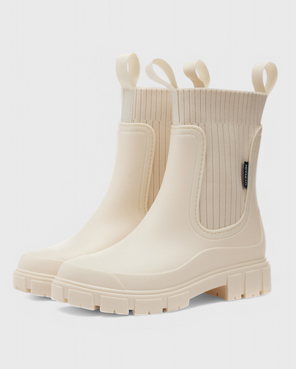 Maelie Waterproof Chelsea Boots Beige Boots