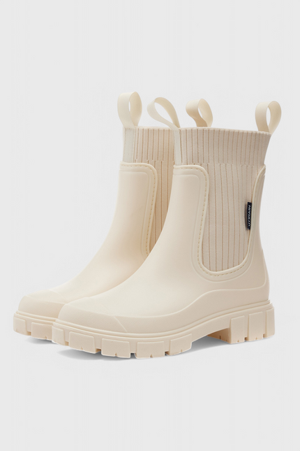Maelie Waterproof Chelsea Boots Beige Boots