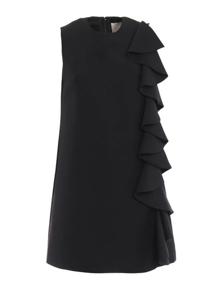 Esmeralda™ | Elegant Ruffle Dress Black Dresses