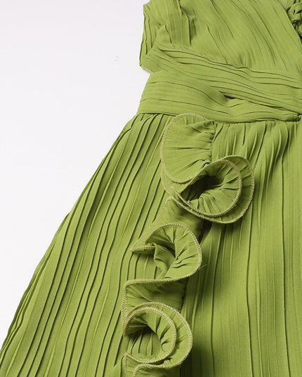 Katherine™ | Flirty & Flowing V-neck Hollow Slit Dress Dresses