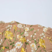 Emilia™ | Floral Puff Sleeve Midi Dress Dress
