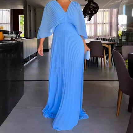 Elegant Eloise Maxi Dress Light Blue Dresses