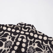 Tatiana™ | Printed Lace-up Waist-Cinching Dress Dress