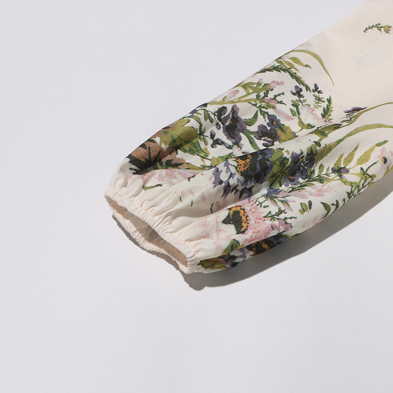 Nicole™ | Lantern Sleeve Floral Dress Dresses