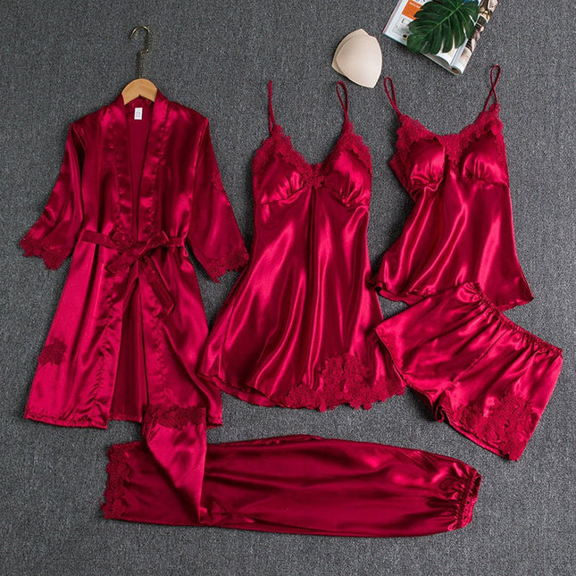 Kiera | Luxurious Pyjama Set Red
