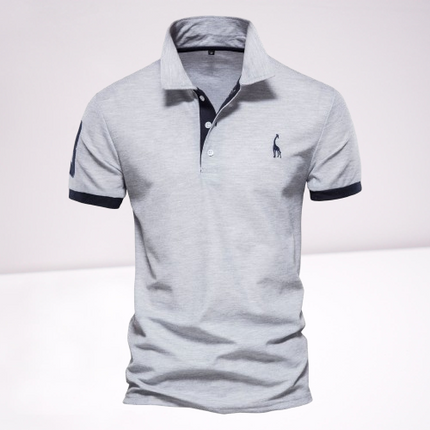 Men's Ralph Polo Shirt Grey Polo Shirts