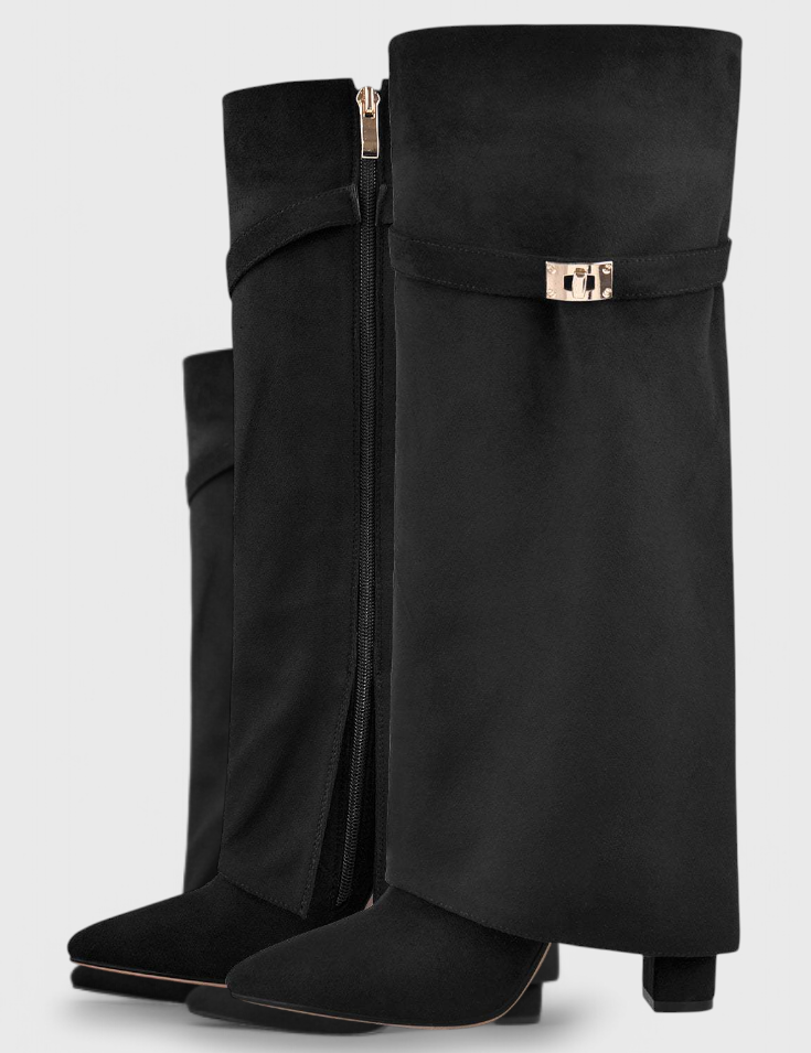 Raya Sleek Everyday Boots Black Boots