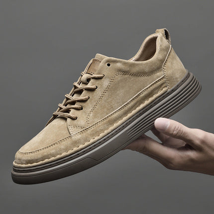 NAVARRO LEATHER SHOES Khaki