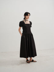 Astrid™ | Puff Sleeve Square Neck Dress Dresses