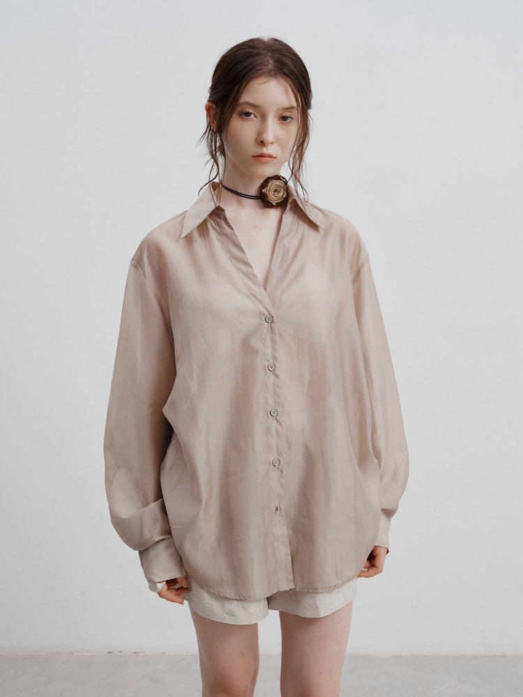 Serena | Summer Thin Longsleeves Blouse