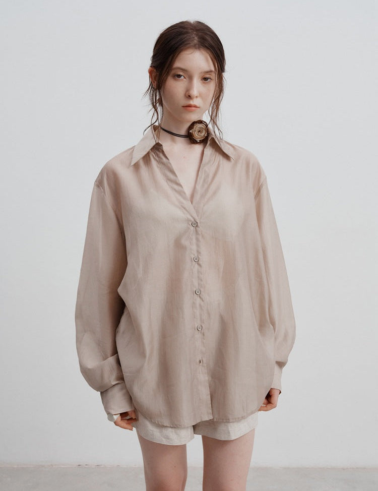 Serena | Summer Thin Longsleeves Blouse