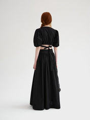 Emmeline™ | Summer Black Lady Suit Dresses