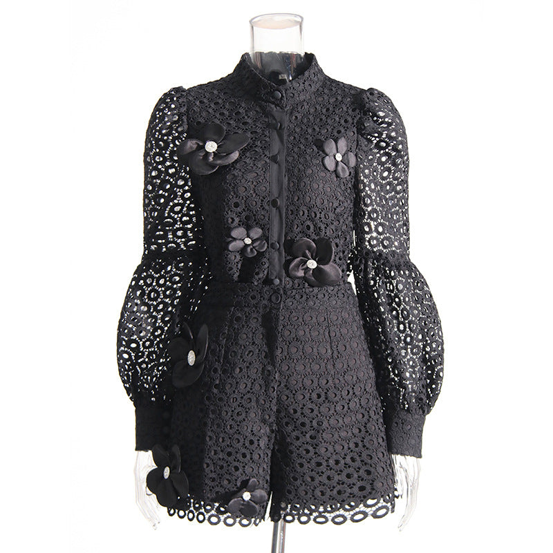 Selah™ | Hollow Flower Leg-Lengthening Suit Dresses