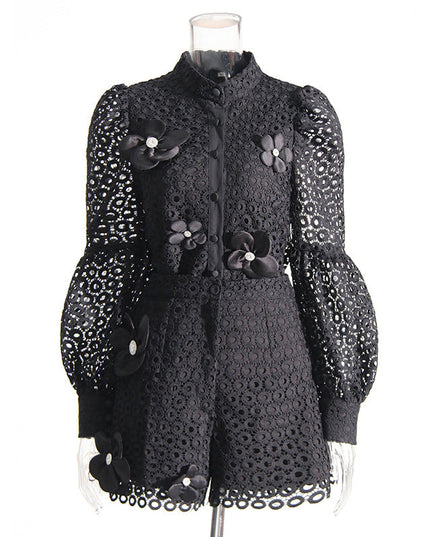 Selah™ | Hollow Flower Leg-Lengthening Suit Dresses