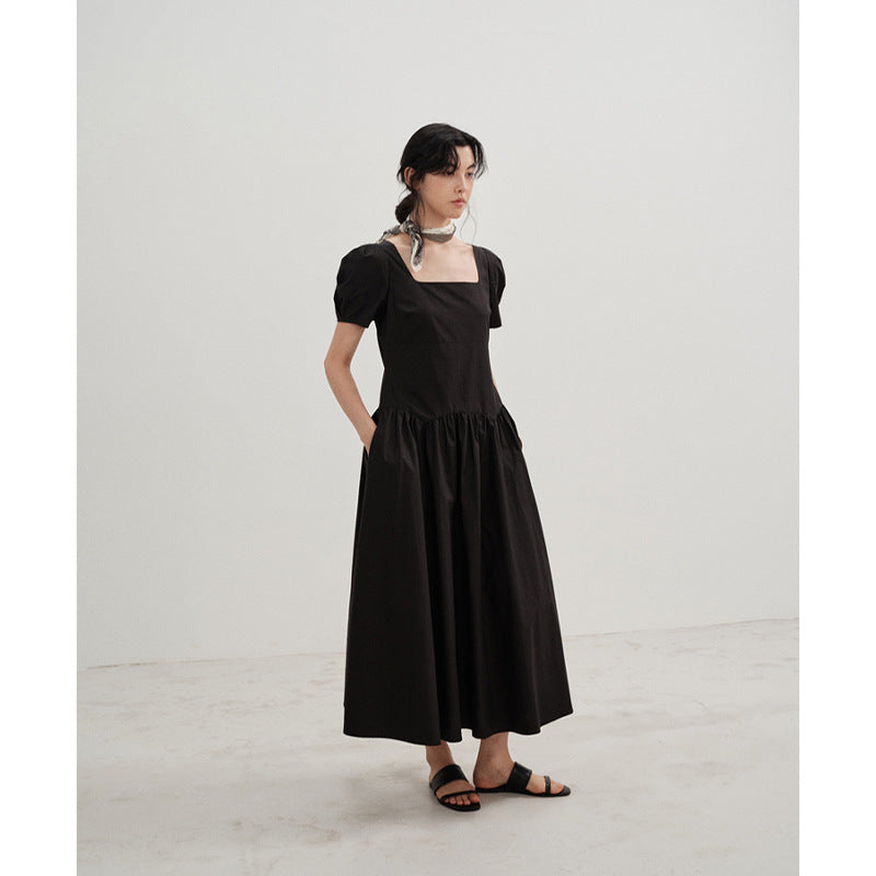 Astrid™ | Puff Sleeve Square Neck Dress Dresses