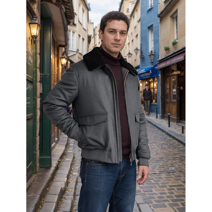 Jason | Casual Zip-Up Jacket Gray