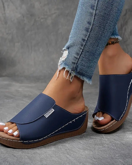 Carmen | Orthopaedic Pain Relief Shoes Blue Sandals