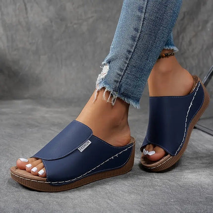 Carmen | Orthopaedic Pain Relief Shoes Blue Sandals