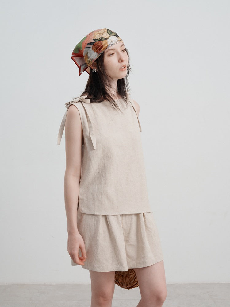 Vesper | High Waist A-line Wide Leg Shorts