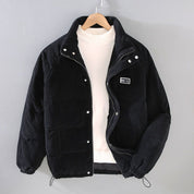 Classic Corduroy Jacket Black Men > Coats > Jacket