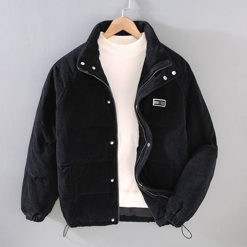 Classic Corduroy Jacket Black Men > Coats > Jacket