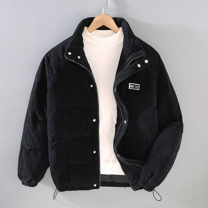 Classic Corduroy Jacket Black Men > Coats > Jacket