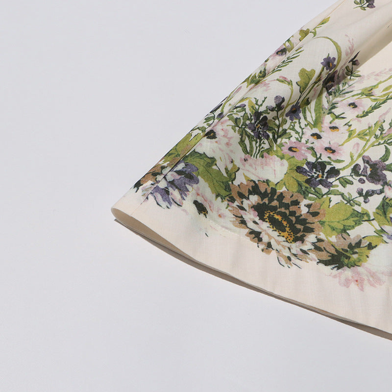 Nicole™ | Lantern Sleeve Floral Dress Dresses