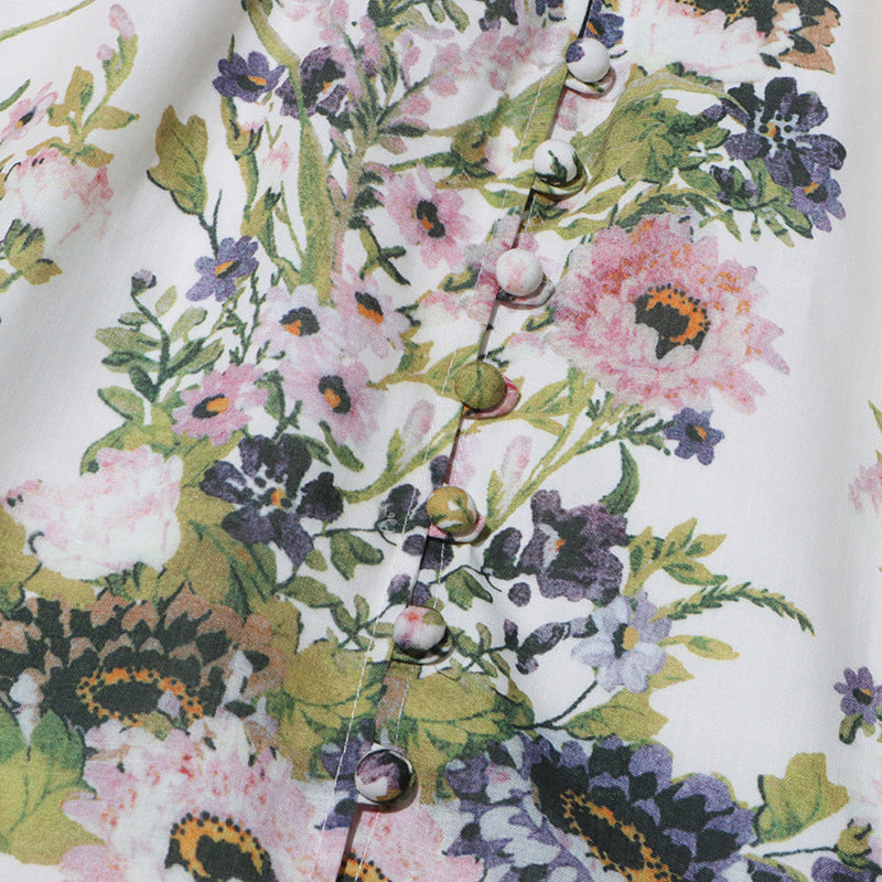 Nicole™ | Lantern Sleeve Floral Dress Dresses