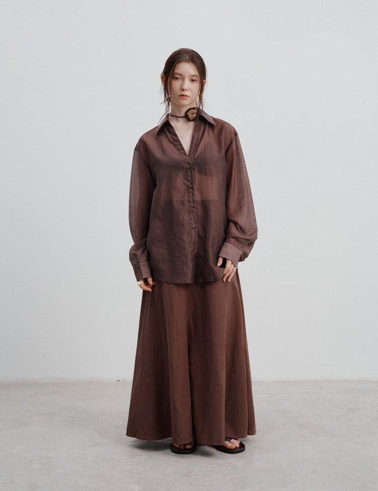 Serena | Summer Thin Longsleeves Blouse