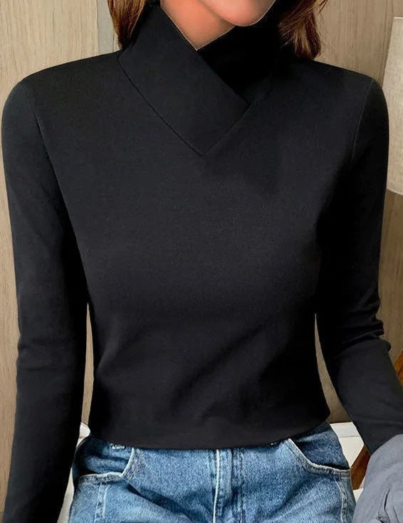 Nancy | Elegant Turtleneck Sweater Black