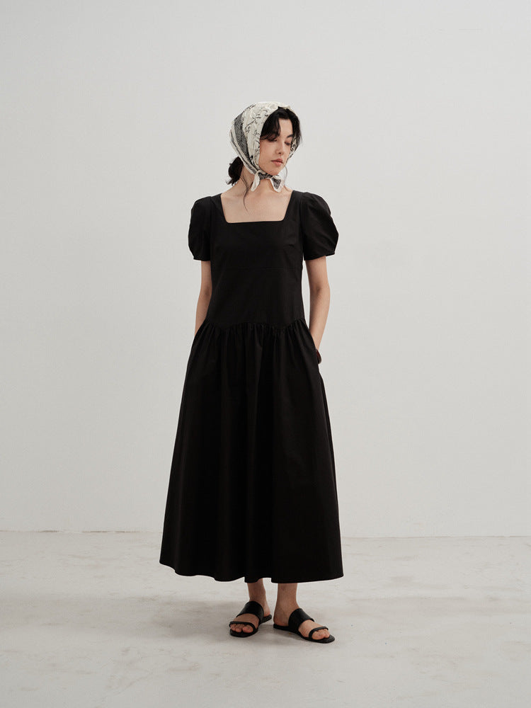 Astrid™ | Puff Sleeve Square Neck Dress Dresses