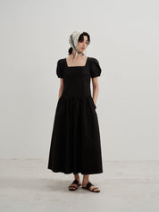 Astrid™ | Puff Sleeve Square Neck Dress Dresses
