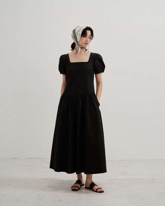 Astrid™ | Puff Sleeve Square Neck Dress Dresses