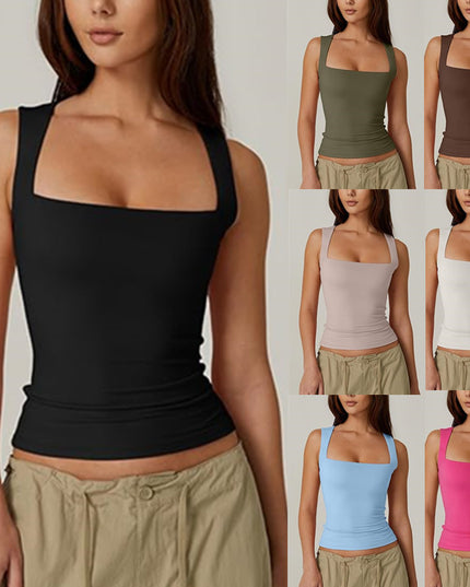 Women's Square Neck Tank Top Tank Top