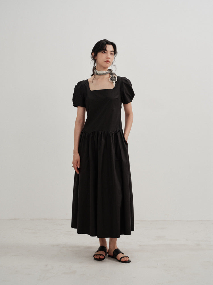 Astrid™ | Puff Sleeve Square Neck Dress Dresses