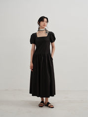 Astrid™ | Puff Sleeve Square Neck Dress Dresses