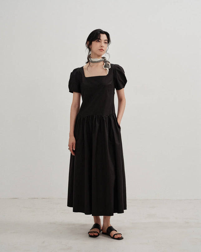Astrid™ | Puff Sleeve Square Neck Dress Dresses