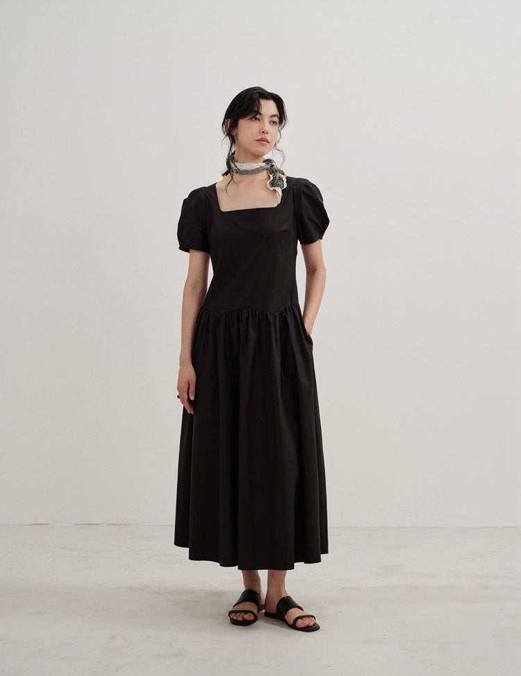 Astrid™ | Puff Sleeve Square Neck Dress Dresses