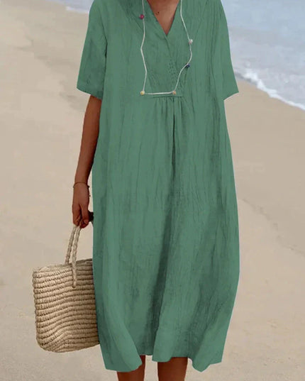 Karyl's Luftiges und Bequemes Sommerkleid Grün Dresses